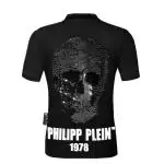 philipp plein polo t-shirt cheap 1978 3d skull black